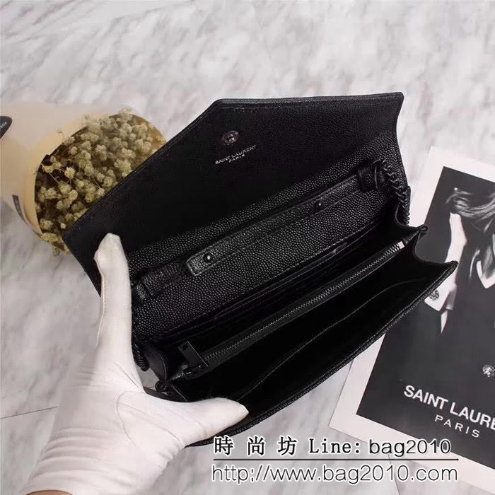 YSL聖羅蘭 爆款 魚子醬牛皮鏈條小包 可當手包用 26801 YAS1031
